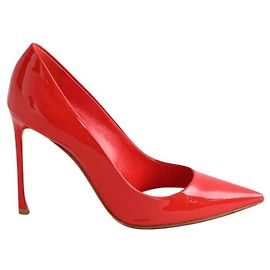 Dior Absatzschuhe aus Lackleder in Rot