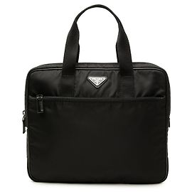 Borsa Business Prada Tessuto Nera