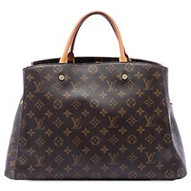 Louis Vuitton Monogram Montaigne GM Satchel Braun