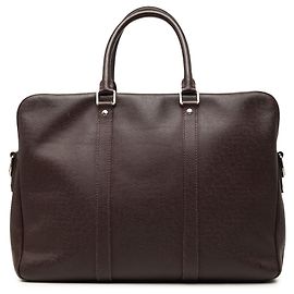Sac Business Louis Vuitton Taiga Porte Documents Voyage PM Marron