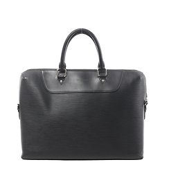 Borsa a mano Louis Vuitton Porto Documan Jules in pelle Epi Nero M50163