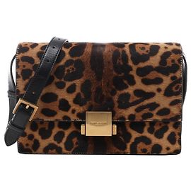 Autre Marque Saint Laurent Paris Bellechasse Harako x Leather Crossbody Bag in Brown 482044