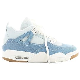 Nike Air Jordan 4 RETRO SP Fabric Sneakers in Blue x White IB6716-100, Größe 44 EU