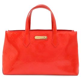 Louis Vuitton Monogram Vernis Wilshire PM Tote Bag