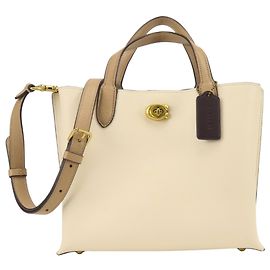 Borsa Coach Willow Beige Marrone Avorio