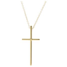 Tiffany & Co Collana Tiffany Metro Cross in oro giallo 18K
