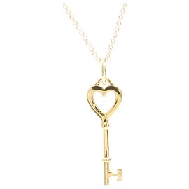 Tiffany & Co Tiffany Heart Key Necklace in Pink Gold