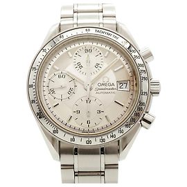 Omega Speedmaster Date 3513.30 Quadrante Argento Orologio Uomo
