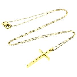 Pendente Croce Tiffany & Co. Oro Giallo 18K