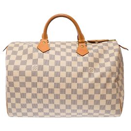 Borsa LOUIS VUITTON Speedy in Tela Bianca - 103849