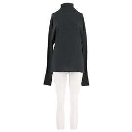 Camisola de lã cinza Cos