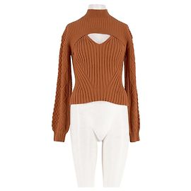 Autre Marque Maglione in cotone arancione SIMKHAI