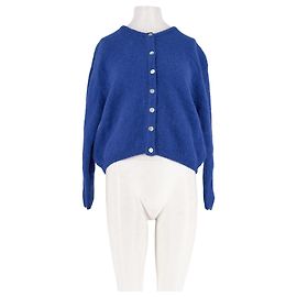 American Vintage Wollcardigan Blau