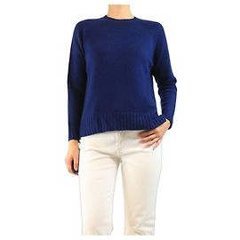 Autre Marque Jersey de merino y cashmere azul marino - size S