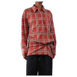 Isabel Marant Camicia in cotone a quadri rossa Blamdia - size UK 8