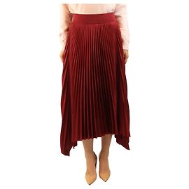 Joseph Falda midi plisada Red Ade - talla UK 8