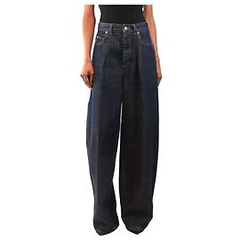 Jacquemus Vaqueros wide-leg índigo - size UK 8