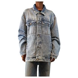 Maison Martin Margiela Blaue Oversized-Denimjacke - size XS