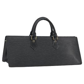 LOUIS VUITTON Epi Sac tri-angle Hand Bag Black M52092 LV