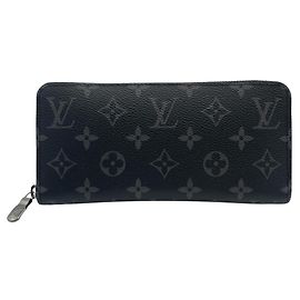 Portafoglio bi-fold Louis Vuitton Monogram Eclipse