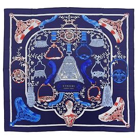 Foulard di seta Hermès Etriers Carre 90