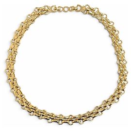 Collana Choker Vintage a Catena Dorata Christian Dior