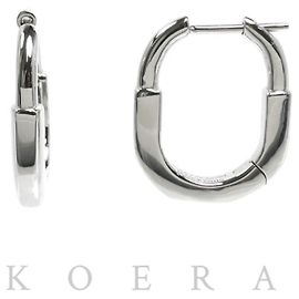 Tiffany & Co Orecchini a lobo Rock Small in oro bianco 18K Tiffany