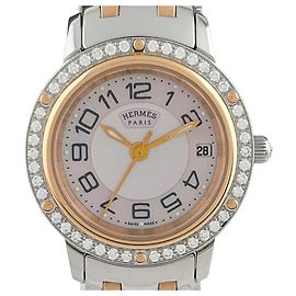 Hermès Orologio da polso donna Hermes Clipper Nacre CP1.222
