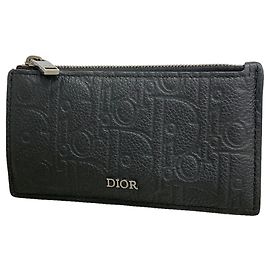 Portamonete in pelle Christian Dior da uomo