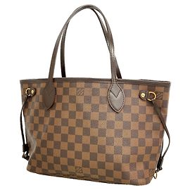 Borsa Tote Louis Vuitton Damier Neverfull PM N51109 Ebene