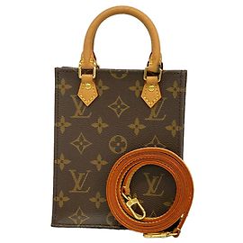 Louis Vuitton Monogram Petite Sac Plat Handtasche