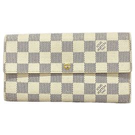Louis Vuitton Damier Azur Portefeuille Sarah Long Wallet