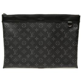 Louis Vuitton Black Monogram Eclipse Discovery Pochette GM
