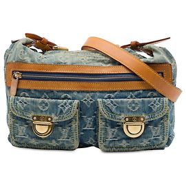 Louis Vuitton Blue Monogram Denim Baggy PM