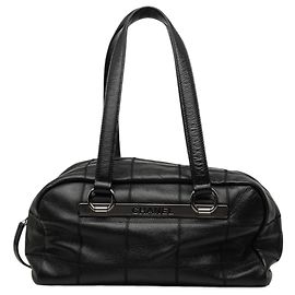 Borsa a tracolla Chanel Black Chocolate Bar Caviar