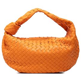 Bottega Veneta Orange Small Nappa Intrecciato Jodie