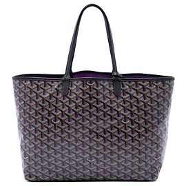 Goyard Black Goyardine Claire Voie Saint Louis PM