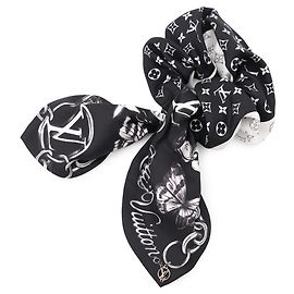 Scrunchie Louis Vuitton em seda