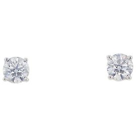 Orecchini a lobo con diamante solitario Tiffany & Co.