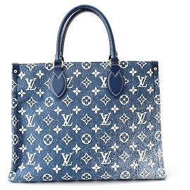 Louis Vuitton Monogram Jacquard Denim OnTheGo MM Tote Bag