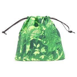 Pochette borsa Loewe in tela verde
