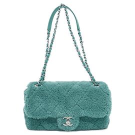 Borsa a tracolla Chanel verde