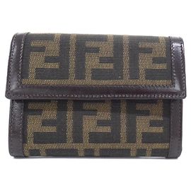 Fendi Bi-Fold Canvas Wallet