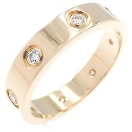 Cartier Mini Love Ring Vollbesetzt mit Diamanten