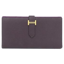 Hermès Hermes Bearn Soufflé Verso Geldbörse