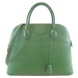 Hermès Hermes Bolide 35cm Handtasche in Grün