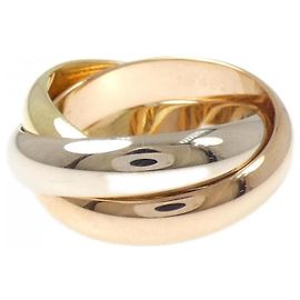 Cartier Trinity Ring 18K Pink White and Yellow Gold