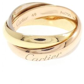 Cartier Trinity Ring aus 18K Rosa Weiß und Gelbgold