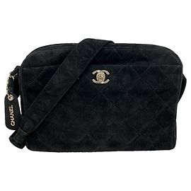 Borsa a tracolla Chanel Matelassé in camoscio