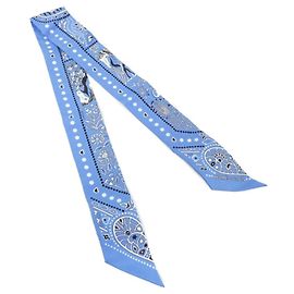 Hermès Hermes ENTRE CIEL ET MER Bandana Twilly Scarf